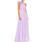 Mac Duggal Polka Dot Ruffled One Shoulder Gown - Lilac