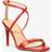 Michael Kors Lena Leather Sandal - Red