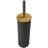 Versa Black Metal Bamboo Toilet Brush 38.4 cm