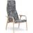 Swedese Lamino & Footstool Scandinavian Grey Fåtölj 101cm