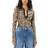 Ganni Fine Merino Jacquard Leopard Polo - Leopard