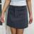 Shein Stripe Going Out Low Waist Mini Skirt - Grey