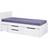 Latitude Run Awat White 90 x 200 cm Frame Bed