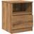 vidaXL 856500 Artisan Oak Sängbord 40x40cm