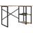 Alexandra House Living Industrial Black/Oak Skrivbord 60x120cm