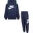 Nike Kid's Club Fleece Hoodie & Joggers Set - Midnight Navy (86L135-U90)