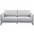 More4Homes Oslo Light Grey Sofa 191cm 3 Seater