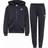 Nike Big Kid's Sportswear Club Fleece Tracksuit - Black/White (FD3114-010)