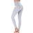 Ewedoos High Waisted Leggings with Pockets - Light Grey