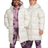 Nike Big Kid's Sportswear Heavyweight EasyOn Therma-FIT Repel Parka with Hood - Light Bone/Coconut Milk/Light Bone/Light Iron Ore (FD2842-073)