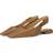 Michael Kors Darrington Crackled Leather Flat - Natural
