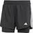 adidas Pacer 3-Stripes Training Woven Shorts - Black