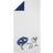 Moomin Arabia Stinky Bath Towel White, Blue (140x70cm)
