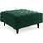 Dunelm Zoe Bottle Green Foot Stool 49cm