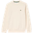 Lacoste Fleece Crew Neck Sweatshirt - Ecru White