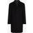 Calvin Klein Slim Brushed Wool Coat - Black