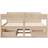 vidaXL Solid Pine Sengeramme 170x218cm