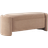 Westwing Collection Teddy Upholstered Benji Beige Opbevaringsbænk 140x50cm