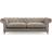 Dunelm Pimlico Luxury Chenille Mushroom Sofa 246cm 4 Seater