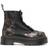 Dr. Martens Sinclair Decayed Roses Leather Platform Boots - Black