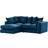 Furnishings For Less UK Brooklyn Blue Sofa 212cm 4 Seater