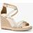 Michael Kors Mandy Wedge Sandal - Natural