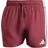 adidas 3-Stripes Swim Shorts 3-Inch - Shadow Red/White