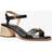 Michael Kors MK Mandy Leather Sandal - Black