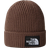 The North Face Logo Box Cuffed Beanie - Smokey Brown