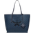 MCM Himmel Shopper in Lauretos Medium - Blue/Navy Blazer