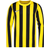 NIKE Kid's Game Jersey Dri-FIT Striped Division IV - Yellow/Black/White (CW3825-719)