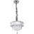 Rosdorf Park 3-Tier Modern Polished Chrome Finish Pendant Lamp 27cm