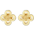 Tory Burch Kira Clover Stacked Studs - Gold
