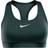 Nike Swoosh Medium Support Women's Padded Sports Bra - Vintage Green/White