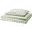 IKEA Ektandvinge 1 Örngott 150x200 50x60 cm Påslakan Grön, Grå, Vit (200x150cm)