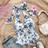 Shein Romantic Floral Print Halter Blouse
