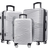 Touch of Venetian Lightweight Spinner Set of 3 - Grey