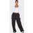 PrettyLittleThing Binded High Waist Wide Leg Joggers - Deep Black