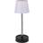 Daniel James B0D42BKG7T Black & White Bordlampe 30cm