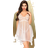 Penthouse Babydoll with Thong - White
