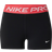 NIKE Pro Women's 3" Shorts - Black/Aster Pink/White