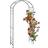 Relaxdays Metal Rose Arch 224 x 110 x 41 cm Green