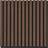 House Nordic Akustikpanel Træfiner Valnød 520 x 520 x 22 mm Sæt af 2 Stk