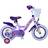 Volare Disney Wish 12 Inch Purple Barncykel