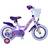 Volare Disney Wish 12 Inch Purple Børnecykel