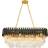 Fairmont Park Armor Black/Gold Pendant Lamp 60cm