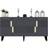 Olivia Anthracite/Gold Console Table 40x150cm