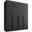 ManoMano Classic Black Garderob 200x215cm