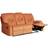 Beliani 3 Seater Fabric Recliner Sofa