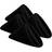 KICHLY Napkins 24 Pack Black 43x43 cm Cloth Napkin